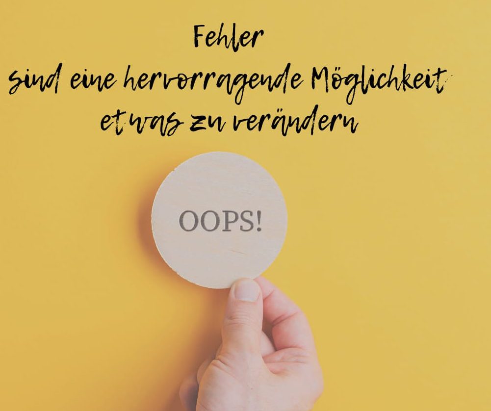 Fehler sind menschlich